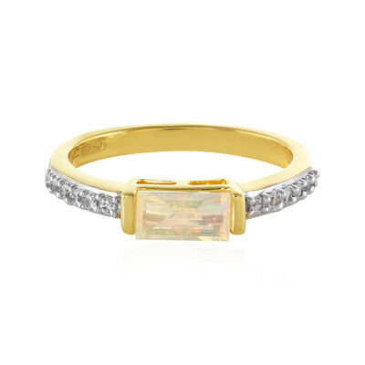Anello in argento con Opale di Welo
