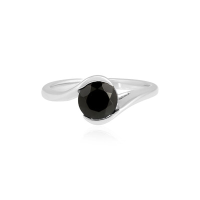 Anello in argento con Onice Nero