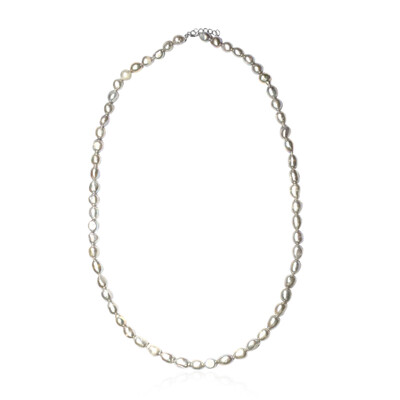 Collana in argento con Perla di Acqua Dolce (TPC)