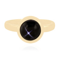 Anello in argento con Diopside Stellato d'India