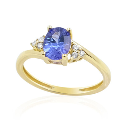 Anello in oro con Tanzanite AAA