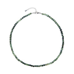Collana in argento con Nefrite