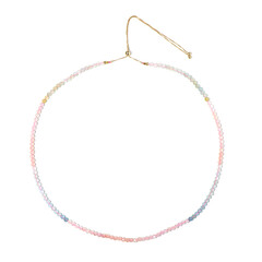 Collana in argento con Berillo Fancy