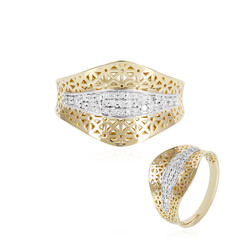 Anello in oro con Diamante I1 (I)  (Ornaments by de Melo)