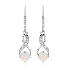 Orecchini in argento con Opale di Welo