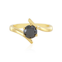 Anello in argento con Diamante Nero