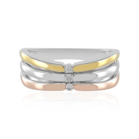 Anello in argento con Diamante I3 (J)