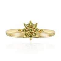 Anello in oro con Diamante Giallo VS1