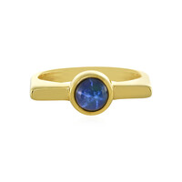 Anello in argento con Zaffiro Stellato Blu