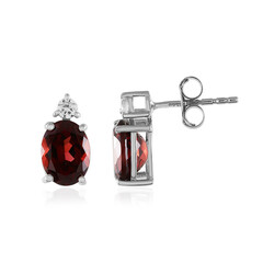 Orecchini in argento con Granato d’India