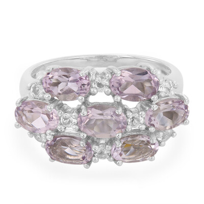 Anello in argento con Ametista Rose de France