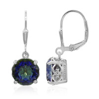 Orecchini in argento con Quarzo Mistico Blu