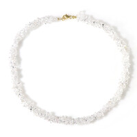 Collana in argento con Quarzo Bianco
