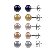 Parure in argento con Perla di Acqua Dolce