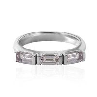 Anello in argento con Topazio Rosa Ouro Preto