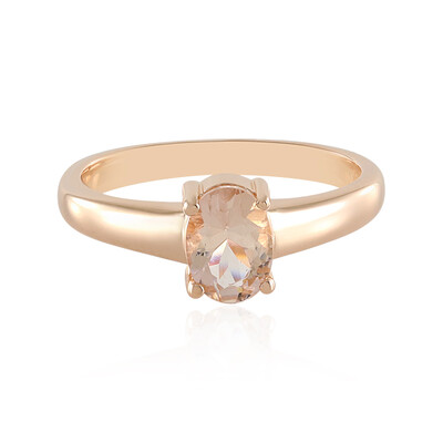 Anello in argento con Morganite