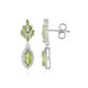 Orecchini in argento con Peridoto