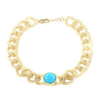 Bracciale in oro con Turchese Sleeping Beauty (Ornaments by de Melo)