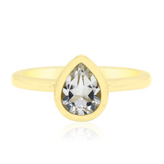 Anello in argento con Topazio Bianco