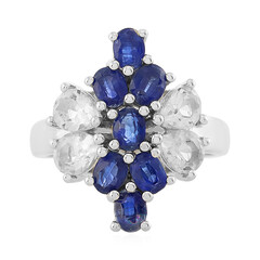 Anello in argento con Topazio Bianco