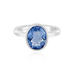 Anello in argento con Fluorite Cangiante