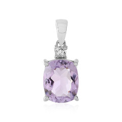 Ciondolo in argento con Ametista Rose de France