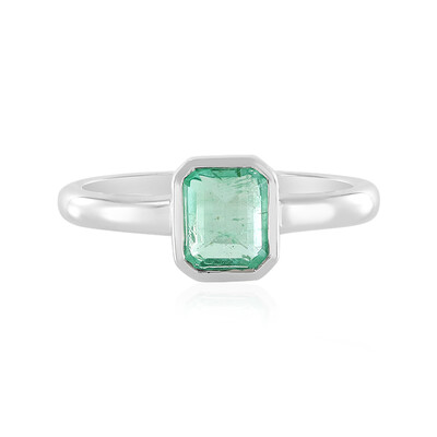 Anello in oro con Smeraldo Etiope