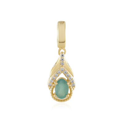 Ciondolo in argento con Grandidierite
