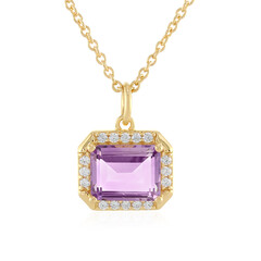 Collana in argento con Ametista Rose de France