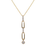 Collana in oro con Diamante I1 (H) (CIRARI)