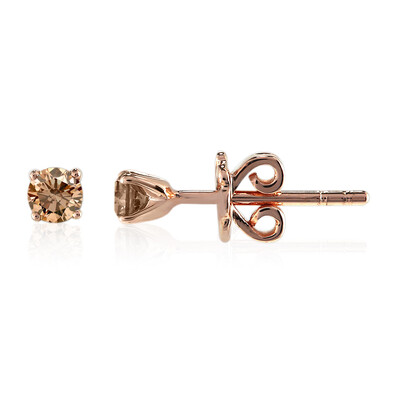 Orecchini in oro con Diamante Rose de France VS1 di Argyle (Annette)