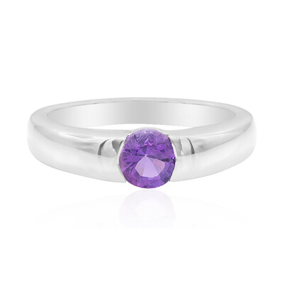 Anello in argento con Ametista Boliviana