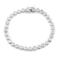 Bracciale in argento con Pietra di Luna Blu (KM by Juwelo)