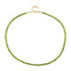 Collana in argento con Peridoto