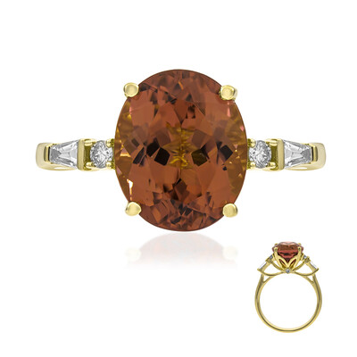Anello in oro con Tormalina Neon del Congo (CIRARI)