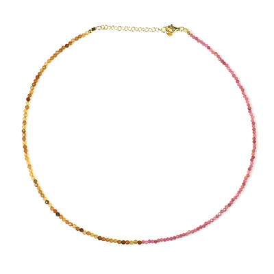 Collana in argento con Tormalina Rosa Nigeriana