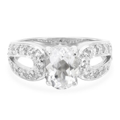 Anello in argento con Berillo Himalayano