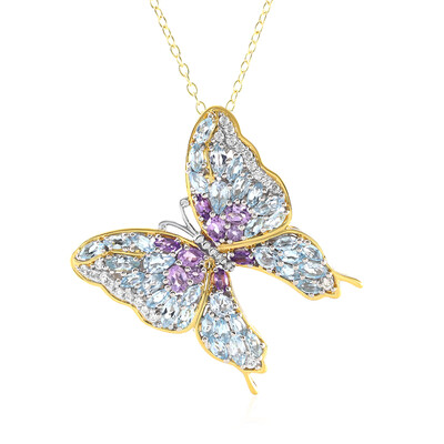 Collana in argento con Topazio Blu Cielo (Gems en Vogue)