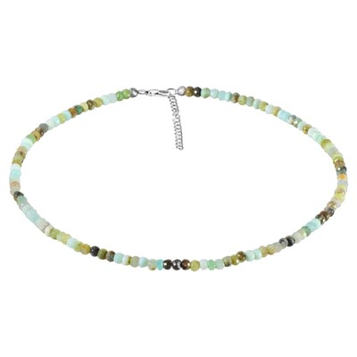 Collana in argento con Opale
