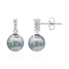Orecchini in argento con Perla Tahitiana (TPC)