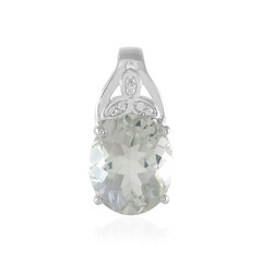 Ciondolo in argento con Ametista Verde