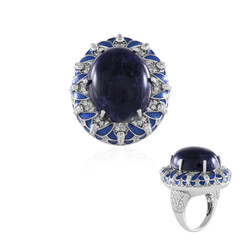 Anello in argento con Sodalite (Adela Silber)
