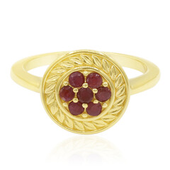 Anello in argento con Rubino