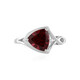 Anello in argento con Granato Mozambico