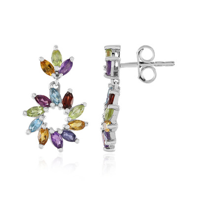 Orecchini in argento con Citrino
