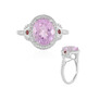 Anello in argento con Kunzite (Adela Silber)