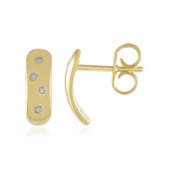 Orecchini in argento con Diamante I2 (I)