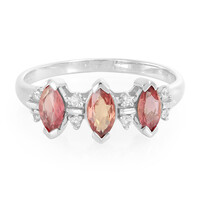 Anello in argento con Rubino Tramonto
