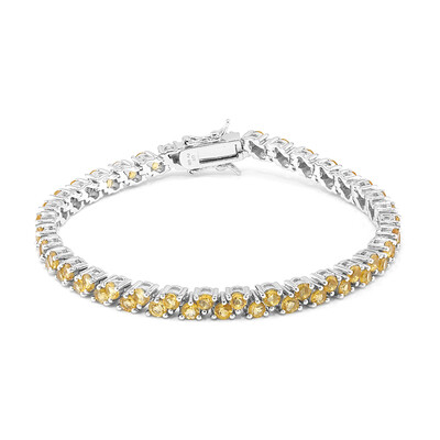Bracciale in argento con Citrino