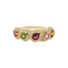 Anello in argento con Tormalina